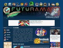 Tablet Screenshot of futurama.nikee.net